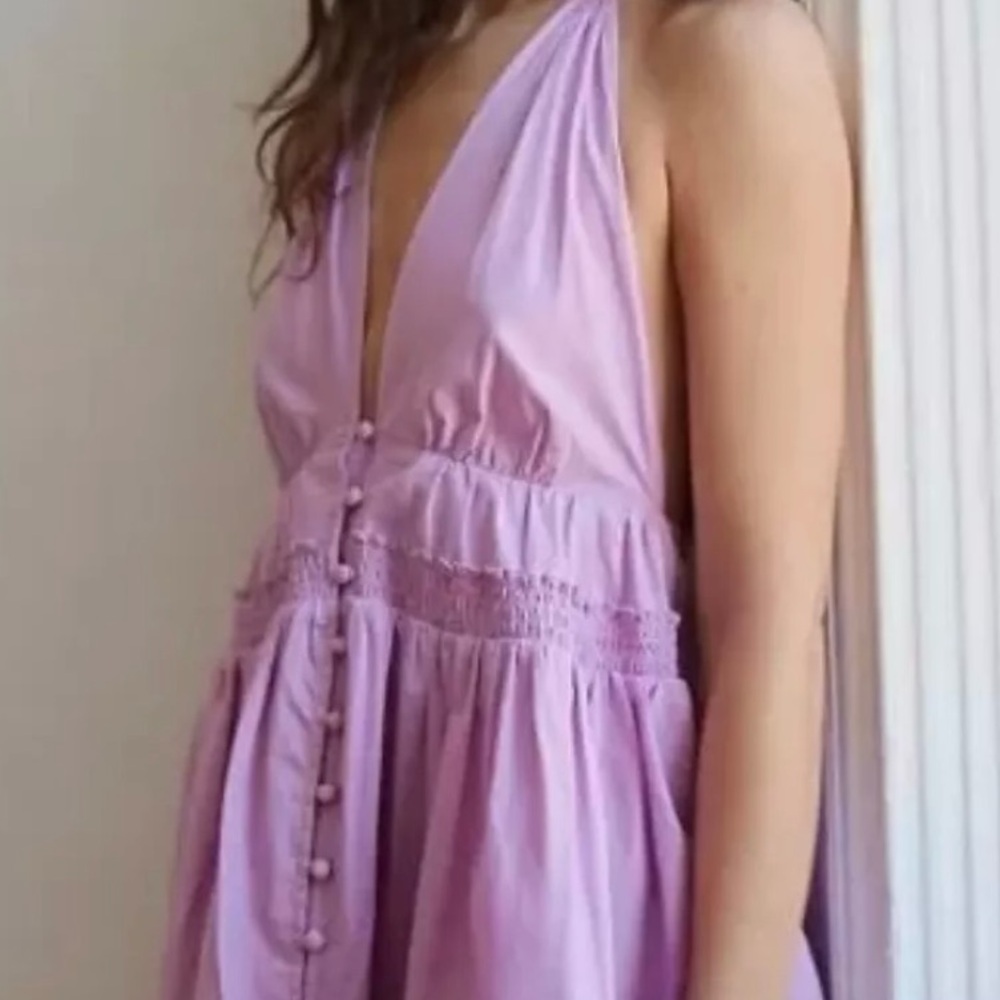 FREE PEOPLE LILAC SAIL AWAY SUNDRESS - Picture 2 of 10